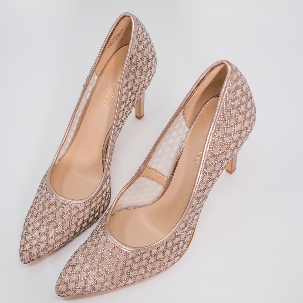 Gold  Heels nine west